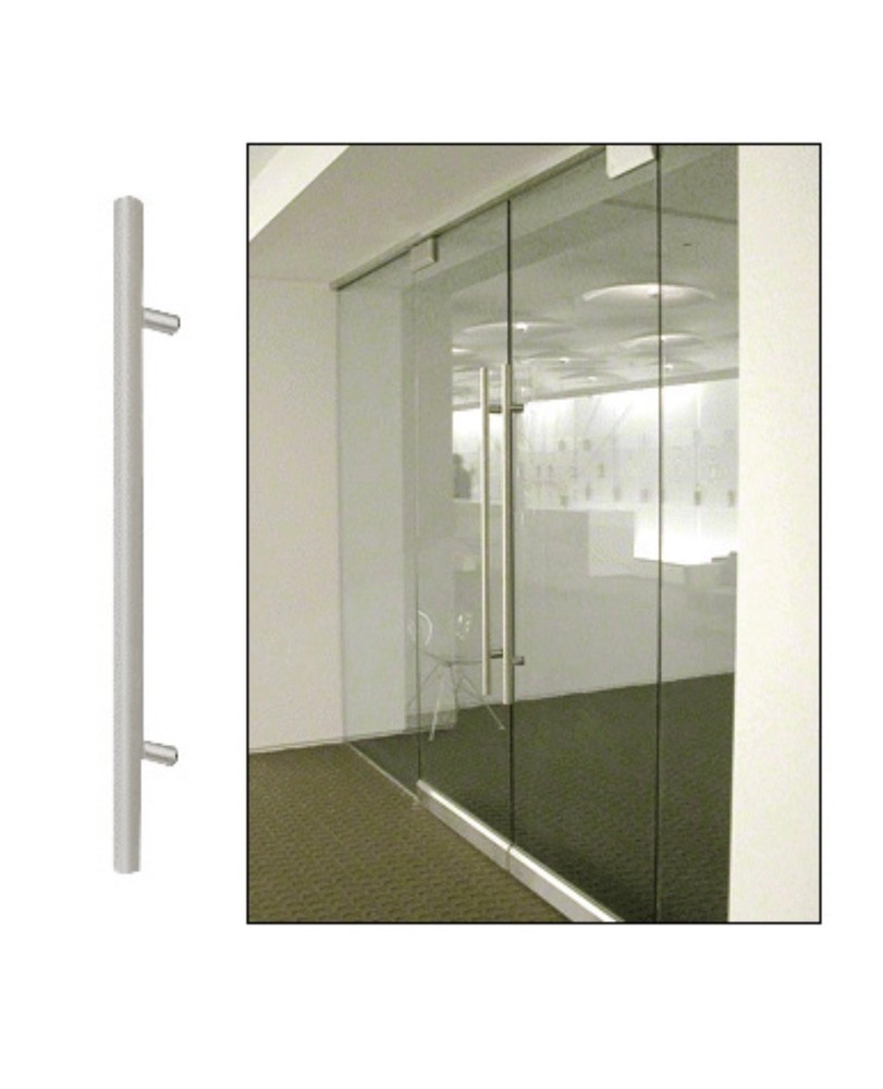 New Rockwood RM3301 BTB MegaTek 60″ Straight Door Pull Set Satin Stainless Steel