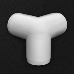 QWORK 3 Way 1/2″ Tee PVC Fitting Elbow,12Pack 1/2 Inch, 3