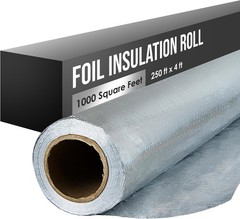 Radiant Barrier, Radiant Barrier Insulation Roll, Attic Insulation, 250’x4′ |…
