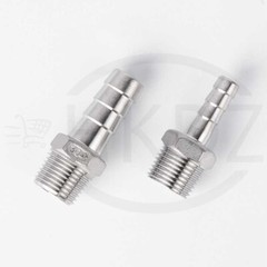 Stainless Steel Pipe Fittings BSP Male Thread 1/8″ – 4″ Barb Hose Tail Connector