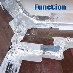Gueevin 1 Roll 35.5 In X 32.8 Ft Peel And Self Stick Roofing Membrane For Metal