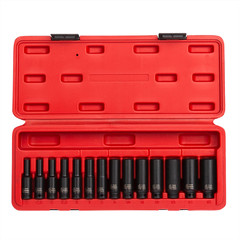 Sunex 1831 SUNEX 14-Piece 1/4 in. Drive Deep Metric Ma