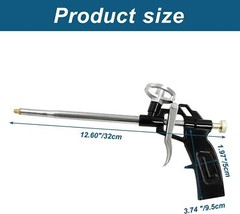 5pc Pro PU Foam Gun NIB Expanding Spray Applicator New & Improved Adapter Basket