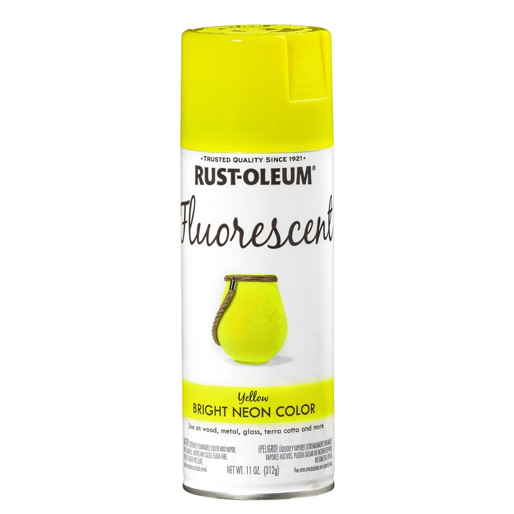 Rust-Oleum 342571 Specialty Fluorescent 11 oz (Pack of 1), Yellow