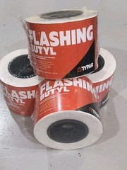 Typar Flashing Butyl 4″ x 75′ Peel & Stick Qty 4 Rolls Tape Lot