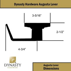 Grade 2 Commercial Duty Keyed Lever Lockset – ADA Compliant Satin Chrome Finish