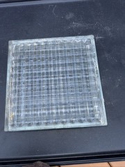 Vintage Glass block Architectural Building Block 11 3/4 X 3 5/8” Reclaimed Rare