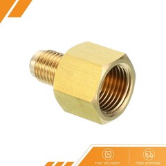 1Pcs 3/8″ Female Flare x 1/4″ Male Flare Connector Brass Adapter Reducing
