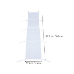 Reusable Canopy Rain Gutter Attachment Transparent for Outdoor Tent Drainage