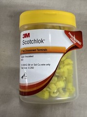 3M Scotchlok 953 T-Tap Wire Connectors Yellow 12 AWG 500 pcs New