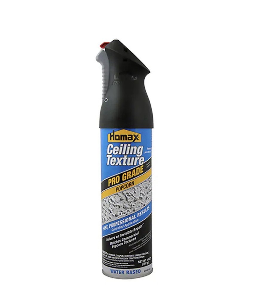 Homax 4575 Ceiling Texture Spray, White, Popcorn, Water, 14 Oz