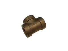 1″ Medium-Pressure Brass Pipe Fitting Tee Connector NPT Female Threaded 400 PSI