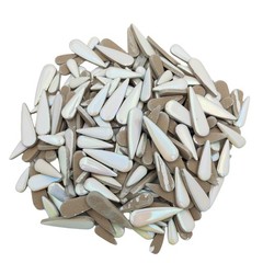 Btmiey 1.1Lb Water Drop Petal Leaves Ceramic Mosaic Tiles For Diy