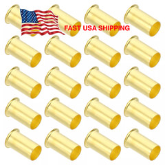 40Pcs 10mm OD x 8mm ID Tube Brass Compression Insert – FAST USA SHIPPING!