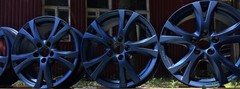 MATTE DENIM METALLIC DARK TEAL powder coating (FIT TRIBO), 1Lb/450g