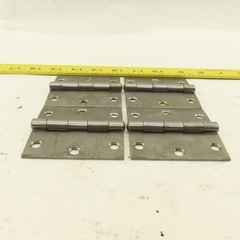 National N140-467 3″ Steel Utility Butt Hinge Lot Of 4