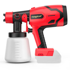 Tengxcel Paint Sprayer For Milwaukee 18V Battery – 600W Hvlp Spray Gun