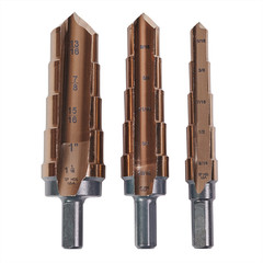 KnKut KnKut 3 Piece Hole Expansion Step Reamer Set 3KK4SR