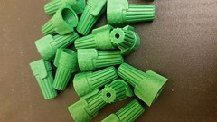 5000 GREEN WINGED GROUNDING WIRE CONNECTORS SCREW-ON NUTS UL 5,000 CASE
