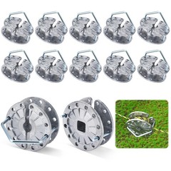 Saysurey 12 Pcs Electric Fence Tightener Wire Rapid Wire…