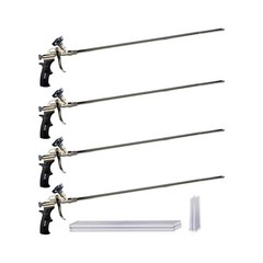 AWF PRO Spray Foam Gun 2′ Long Nozzle, High Precision, Adjustable Flow Contro…