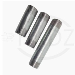 Galvanised Steel Pipe / Tube Threaded Both Ends 1/2″ to 4″ Length 5cm – 50cm