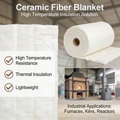 MODIGT 16″x24″ Premium High-Quality Ceramic Fiber for Pipe Thermal Insulation