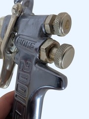 Binks 2001 Professional Spray Gun 66SD Air Cap USA w/ Original Manual Clean