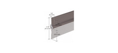 CRL DB005DV36 Dark Bronze Anodized with Vinyl Door Sweep for 36″ Door