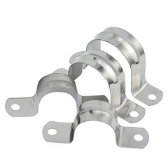 STAINLESS STEEL 304/201 TUBE SADDLE CLIPS GRIP TYPE – VARIOUS SIZES 5mm – 200mm