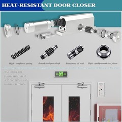Heavy Duty Automatic Door Closer, Self Closing Hydraulic Door Closer, Soft Close