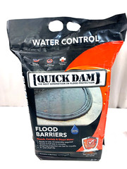 QUICK DAM FLOOD BARRIERS READY TO USE 4 5FT LONG ACTIVATES WHEN WET