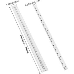 2PCS Piano Hinge 16 Inch Heavy Duty Piano Hinge Stainless Steel Continuous & …