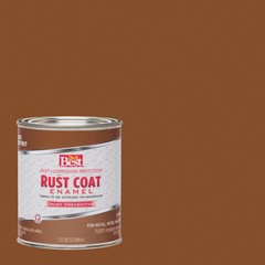 Do it Best Rust Coat Oil-Based Gloss Enamel, Chestnut, 1 Qt. 203573D SIM Supply,