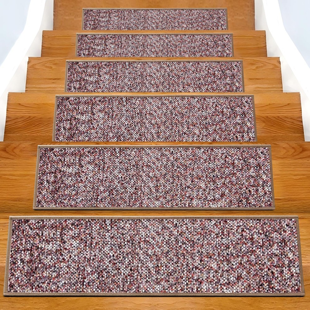 Non-Slip Carpet Stair Treads 15PCS, 8″x30″ Peel and Stick Stair Runner for Woode