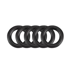 100Pcs 8mm x 5mm x 1.5mm Black Flexible Nitrile Rubber O Ring Oil Seal Grommets