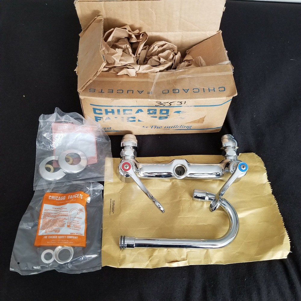 Chicago Faucets 631 CP Service Sink Faucet – Polished Chrome – New in Open Box
