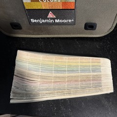 Benjamin Moore Classic Colors Fan Deck With Carrying Case