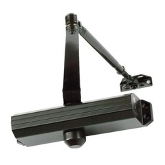 Falcon SC61 Commercial Door Closer Black RwPA Adjustable Standard Duty To 175lbs