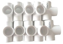 10X – Lasco 3/4″ Slip Tee Sch 40 PVC Pipe Fitting #401007