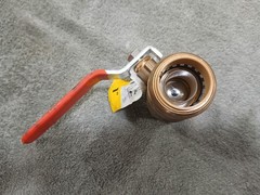 SHARKBITE 1″ Ball-Valve ON-OFF RATED 200 Psi Brass PushOn Fitment No Glue Needed