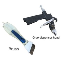 Pneumatic Double-end Glue Dispenser Glue Brushing Machine Shoe Glue Coating Tool