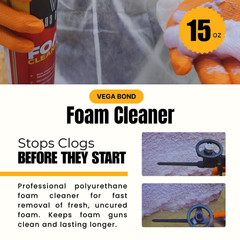 Vega Bond Purplecoat Spray Foam Insulation- 24 cans with all accessories