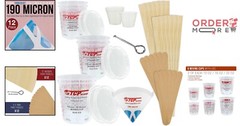 Versatile Paint Mixing Essentials in Durable Cups – 12 Piece Comprehensive Kit