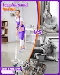 NBONEBS Electric Spin Scrubber, Cordless Shower Scrubber Rotary Floor Brushes…