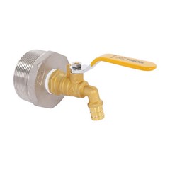 4x Drum Faucet Barrel Spigot, Stainless Steel Brass Barrel Faucet, for 55 Gallon