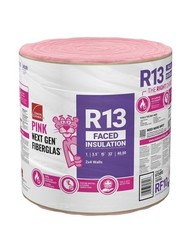 15″ W x 32′ L R-13 Single Faced Fiberglass Roll InsulationWE SHIP 2GUAM/PR/OVERS