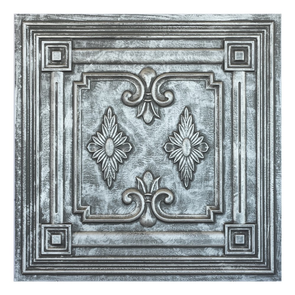 Art ceiling tile Embossed wall panels Salon 2’X2′ Tiles PL63 Antique tin 10pcs