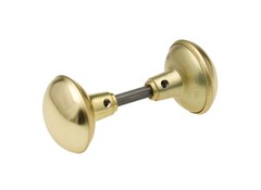 Kaba Ilco A410 Replacement Knobs Traditional Satin Brass Satin Brass Pair