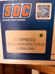 Standalone electronic lockset. Battery Operated (4 AA Included). Retrofits Exist